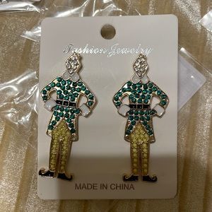“BUDDY THE ELF" ELF MOVIE RHINESTONE Earrings